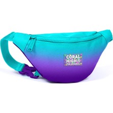 Coral High Kids Turkuaz Mor Renk Geçişli Bel Çantası 11515