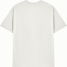 Hanclo Ünisex Hanclo Baskılı Avrupa Kalıp/oversize Fit Kesim Bisiklet Yaka Kısa Kollu T-Shirt