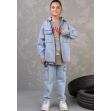 Dmb Mavi Yandan Cepli Denım Pantolon