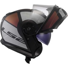 Ls2 Strobe 2 Orıon Mat Siyah-Mor-Mavi Kask - Xxl