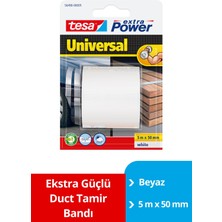 Tesa Tesa® Ekstra Güçlü Duct Tamir Bandı, Beyaz