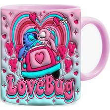 Mugs And Love Aşık Stıtch 3D Baskı Kupa