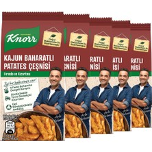 Knorr Kajun Baharatlı Patates Çeşnisi 60G X5 Adet