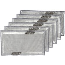 Mikasa Moor Karmen Gri Kokteyl 6lı Peçete