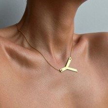 Emren Jewelry Kişiye Özel Harf Kolye 925 Ayar Gümüş