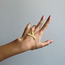 Emren Jewelry Kişiye Özel Harf Kolye 925 Ayar Gümüş