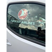 Tky Baskılı Yan Cam Perde Aksesuar ’thy’ (Tüm Otolara Uygundur.)