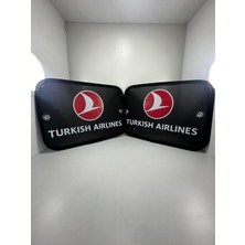 Tky Baskılı Yan Cam Perde Aksesuar ’thy’ (Tüm Otolara Uygundur.)