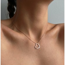 Emren Jewelry Kalp Kolye 925 Ayar Gümüş