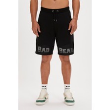Bad Bear Grid Erkek Siyah Şort
