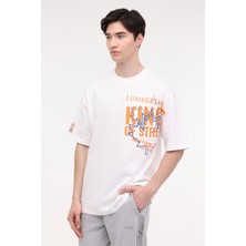 Lumberjack Ml Jayse 11Sk1013 4Fx Ekru Erkek Kısa Kol T-Shirt