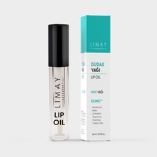 Limay Dudak Yağı Lip Oil %100 Doğal Saf Soğuk Sıkım Hint Yağı Nemlendirici Besleyici Dudak Bakım Yağı
