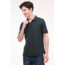 Lumberjack M-Bs20 Bsc Polo T-Sh 4Fx Antrasit Erkek Kısa Kol T-Shirt