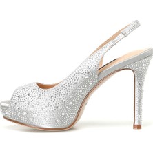 Nine West Mavıa2 3pr Grı Kadın Topuklu Sandalet