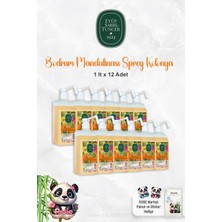 12 Adet Eyüp Sabri Tuncer Bodrum Mandalinası Sprey Başlıklı Kolonya 1 Lt  ve Rosıe