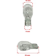 Bosch Eco 12 V 16W Büyük Dipsiz, Sinyal, Fren Ampulü 10 Adet