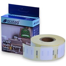 Ecotag Dymo Muadili Lw Etiket 25 mm x 25 mm - 750 Adet