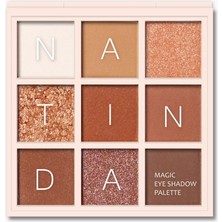 Natinda Işıltılı Far Paleti-magic Eye Shadow Palette #02