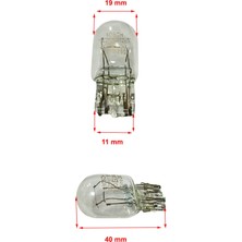 Bosch Eco 12V 21/5W 1016 Dipsiz Çift Duylu Far, Stop, Ampulü 10 Adet
