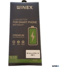 Winex Redmi Note 10 Pro Uyumlu Güçlendirilmiş Premium Batarya WNE1120