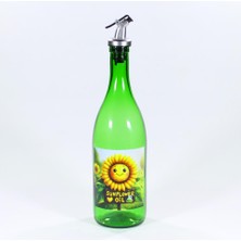 Zeytunca Yağdanlık Sosluk Sirkelik Ay Çiçek Animasyon Çimen Yeşili 750 ml Akıtıcılı