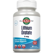 Kal Lithium Orotate 5 Mg 180 Kapsül