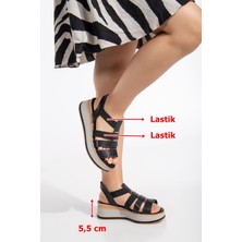 Suins Shoes Suins Talin Model Kenarları Lastikli Sandalet