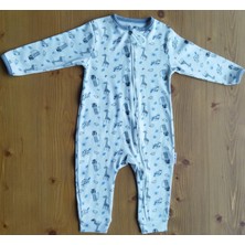 Hunny Kids Erkek Bebek Hayvan Desenli 3lü Tulum