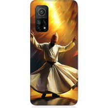 Teknomeg Xiaomi Mi 10T Uyumlu Semazen Yapan Mevlevi Desenli Silikon Kılıf