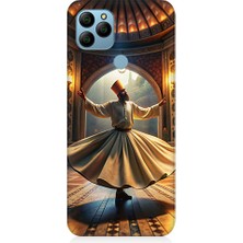 Teknomeg General Mobile GM21 Uyumlu Mevlevi Semazen Desenli Silikon Kılıf