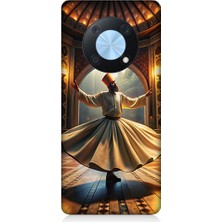 Teknomeg Huawei Nova Y90 Uyumlu Mevlevi Semazen Desenli Silikon Kılıf