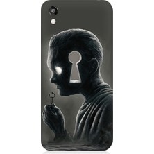Teknomeg Huawei Honor 8s Uyumlu Zihnin Anahtarı Desenli Silikon Kılıf