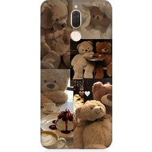 Teknomeg Huawei Mate 10 Lite Uyumlu Sevgili Aşık Ayılar Desenli Silikon Kılıf