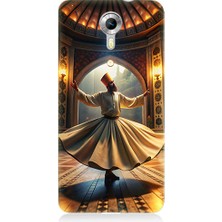 Teknomeg General Mobile Discovery 4g Uyumlu Mevlevi Semazen Desenli Silikon Kılıf