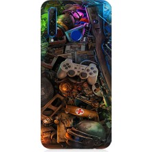 Teknomeg Huawei Honor 20 Lite Uyumlu Oyuncu Gamer Desenli Silikon Kılıf
