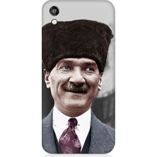 Teknomeg Huawei Honor 8s Uyumlu Mustafa Kemal Atatürk Desenli Silikon Kılıf