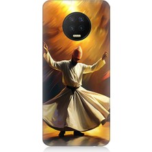 Teknomeg Infinix Note 7 Uyumlu Semazen Yapan Mevlevi Desenli Silikon Kılıf