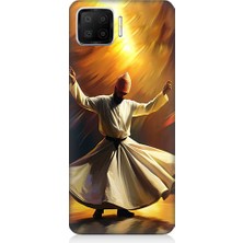 Teknomeg Oppo A73 Uyumlu Semazen Yapan Mevlevi Desenli Silikon Kılıf