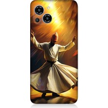Teknomeg Reeder S23 Pro Max Uyumlu Semazen Yapan Mevlevi Desenli Silikon Kılıf