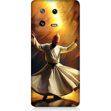 Teknomeg Xiaomi Mi 13 Pro 5g Uyumlu Semazen Yapan Mevlevi Desenli Silikon Kılıf
