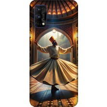 Teknomeg Realme 7 Pro Uyumlu Mevlevi Semazen Desenli Silikon Kılıf