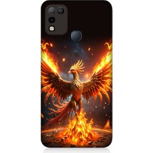 Teknomeg Infinix Hot 10 Play Uyumlu Anka Kuşu Uyanıyor Desenli Silikon Kılıf