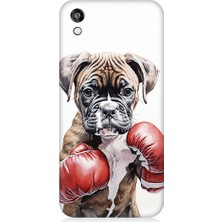 Teknomeg Huawei Honor 8s Uyumlu Boksör Köpek  Desenli Silikon Kılıf