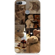 Teknomeg Huawei Honor 9 Lite Uyumlu Sevgili Aşık Ayılar Desenli Silikon Kılıf