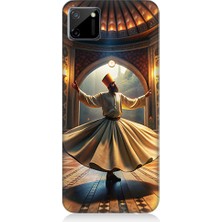 Teknomeg Realme C11 Uyumlu Mevlevi Semazen Desenli Silikon Kılıf