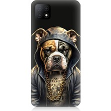 Teknomeg Oppo A53 Uyumlu Rapçi Köpek Desenli Silikon Kılıf