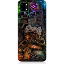 Teknomeg Reeder S19 Max Uyumlu Oyuncu Gamer Desenli Silikon Kılıf