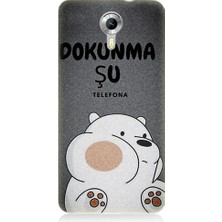 Teknomeg General Mobile Discovery 4g Uyumlu Telefonuma Dokunma Desenli Silikon Kılıf