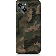 Teknomeg Reeder S23 Pro Max Uyumlu Kamuflaj Desenli Silikon Kılıf