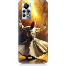 Teknomeg Infinix Note 11 Pro Uyumlu Semazen Yapan Mevlevi Desenli Silikon Kılıf